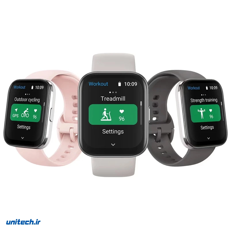 ساعت هوشمند 46 میلی‌متری امیزفیت مدل Bip 5 Unity با بند سیلیکونی5